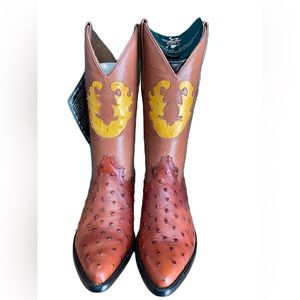 Rodeo Rider Men's cowboy ostrich Men’s boot